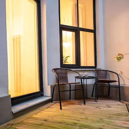 公寓 Spacious & Quiet With Terrace 1-br, Centre 里加
